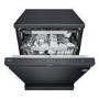 LG TrueSteam Freestanding Dishwasher - Smart Wi-Fi A-Rated - Black