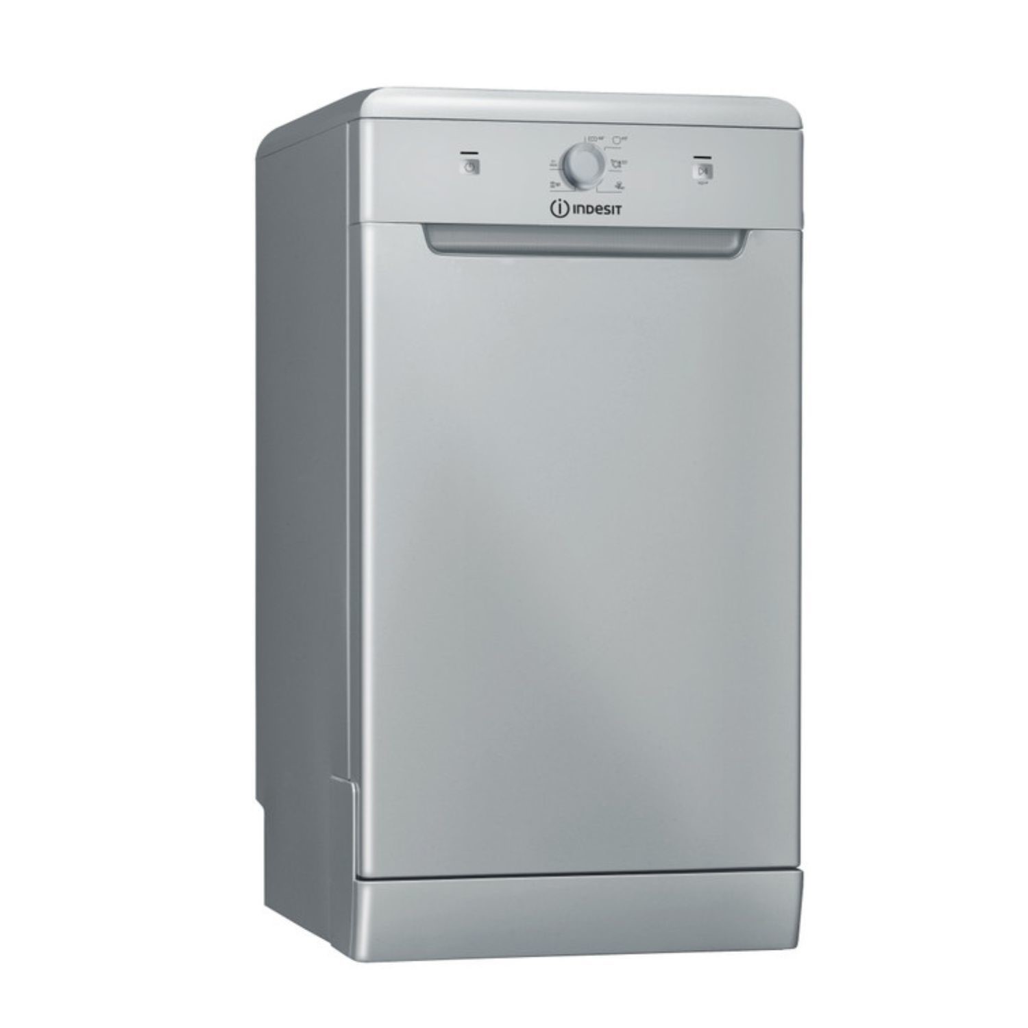Indesit Freestanding Slimline Dishwasher Quick Wash Silver Page 1 Indesit Freestanding Slimline Dishwasher Quick Wash Silver Page 1