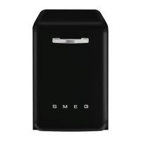 Smeg Retro Freestanding Dishwasher - B-Rated, Black