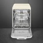 Smeg Retro Freestanding Dishwasher - B-Rated, Cream