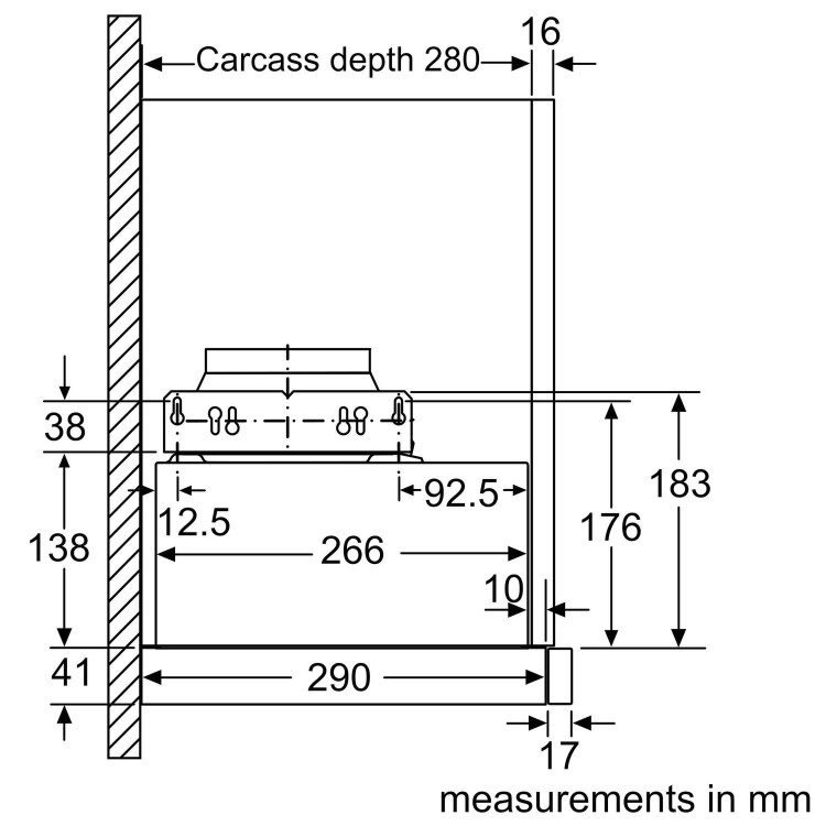 Bosch Series 2 60cm Telescopic Canopy Cooker Hood - Stainless Steel