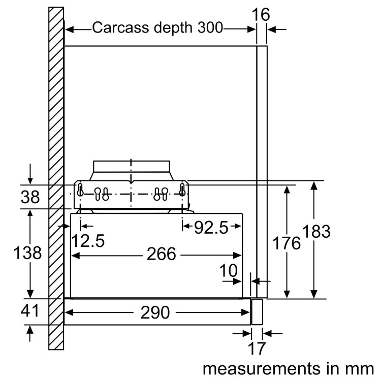 Bosch Series 2 60cm Telescopic Canopy Cooker Hood - Stainless Steel