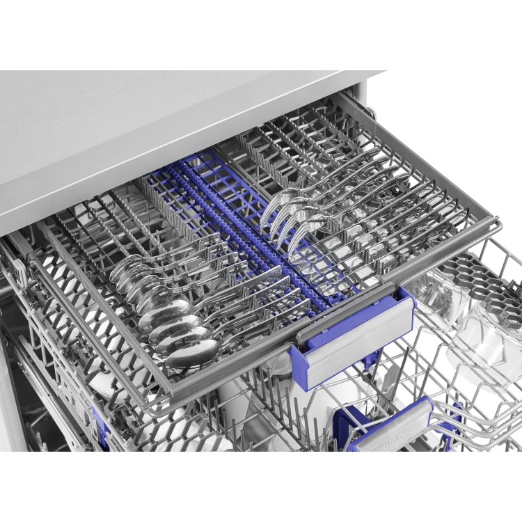 Beko DFN39530X 15 Place Freestanding Dishwasher With Cutlery Tray - Stainless Steel Look