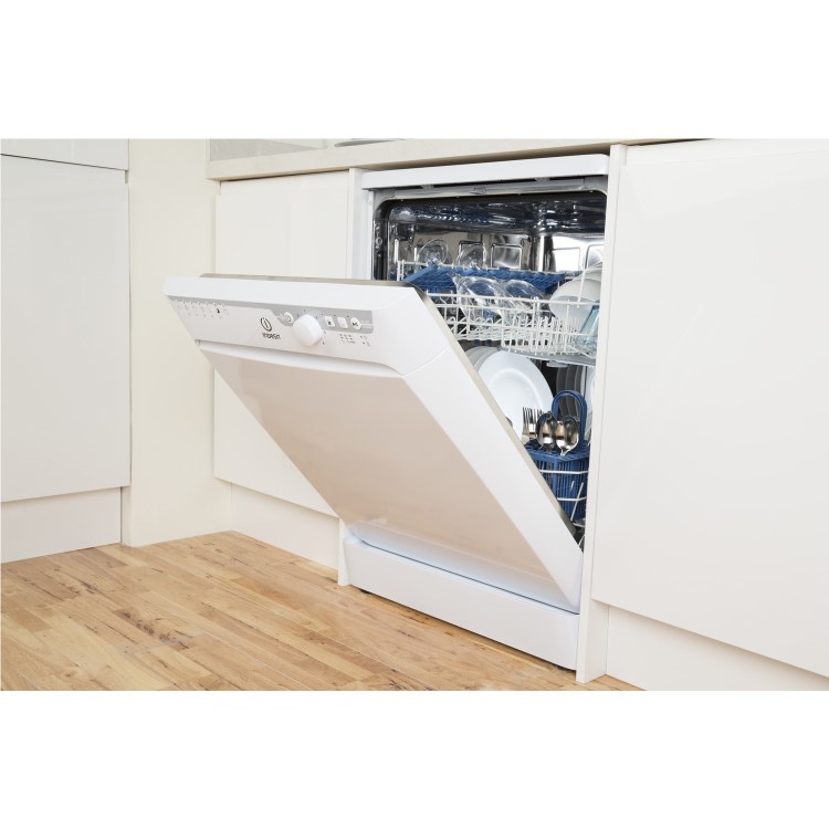 INDESIT DFP27B10 13 Place Freestanding Dishwasher with Quick Wash - White