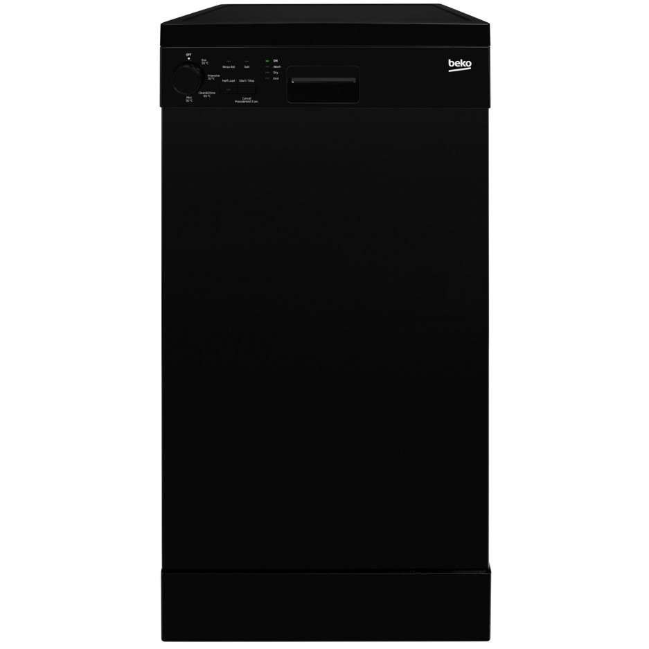 Beko DFS04010B 10 Place Slimline Freestanding Dishwasher Black