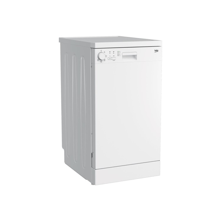 Refurbished Beko DFS05020W 10 Place Freestanding Slimline Dishwasher