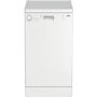 Beko DFS05X10W Slimline 10 Place Freestanding Dishwasher - White