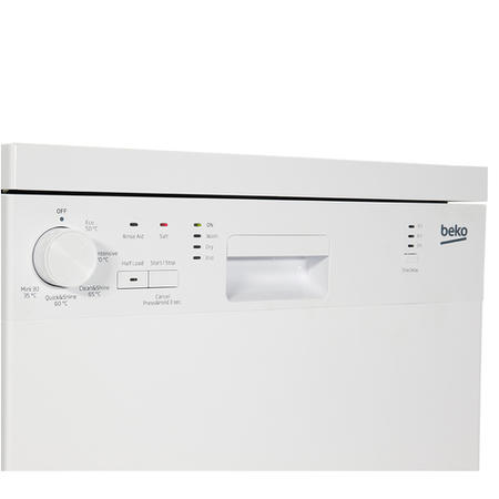 Beko DFS05X10W Slimline 10 Place Freestanding Dishwasher - White