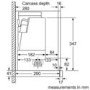 Refurbished Bosch Series 4 DFS097A51B 90cm Telescopic Canopy Cooker Hood Stainless Steel