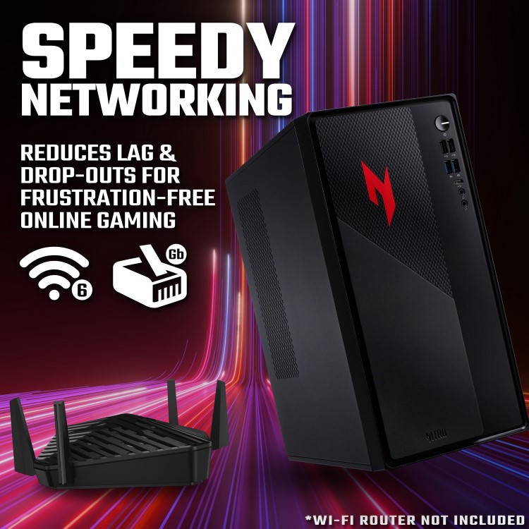 Acer Nitro N20 Intel Core i5-13420H 16GB RAM 512GB SSD RTX 5060 Windows 11 Gaming PC