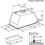 Refurbished AEG DGB3850M 70cm Canopy Cooker Hood Stainless Steel