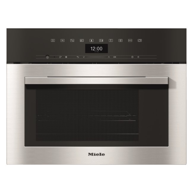 Miele ContourLine Compact Combination Steam Oven with Microwave - Clean Steel