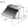 De Dietrich 60cm Integrated Cooker Hood - Stainless Steel