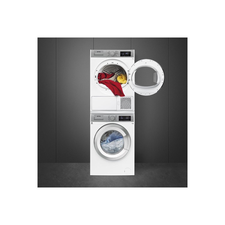 Smeg DHT81LUK 8kg Freestanding Heat Pump Tumble Dryer - White