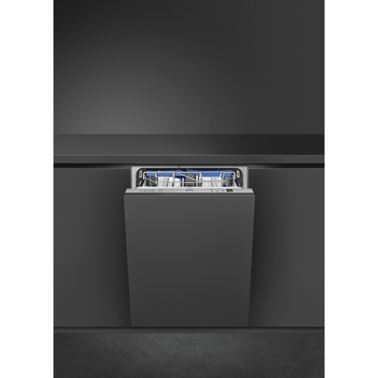 Smeg DI13TF3 Fully Integrated Dishwasher With 13 Place Settings And FlexiDuo Baskets