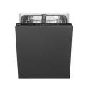 DI262D Smeg Integrated Dishwasher - Self-Cleaning D-Rated Black control panel