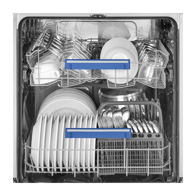 Smeg Integrated Dishwasher - Self-Cleaning D-Rated Black control panel