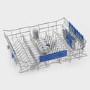 Smeg Maxi Height Integrated Dishwasher - B-Rated, Silver control panel