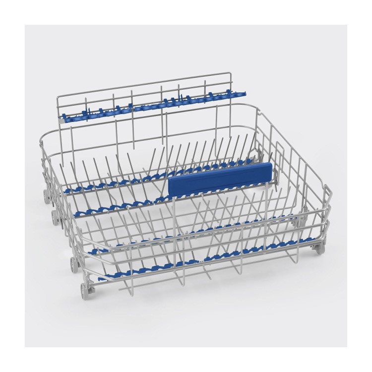 Smeg Maxi Height Integrated Dishwasher - B-Rated, Silver control panel