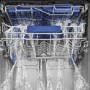 Smeg Maxi Height Integrated Dishwasher - B-Rated, Silver control panel