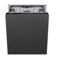 Smeg Integrated Dishwasher - Dry Assist, C-Rated, Black control panel