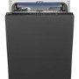 Refurbished Smeg DI362DQ 14 Place Fully Integrated Dishwasher Grey