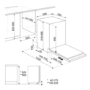 Refurbished Smeg DI362DQ 14 Place Fully Integrated Dishwasher Grey