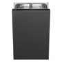 Smeg Integrated Dishwasher - Self-Cleaning D-Rated Black Control Panel