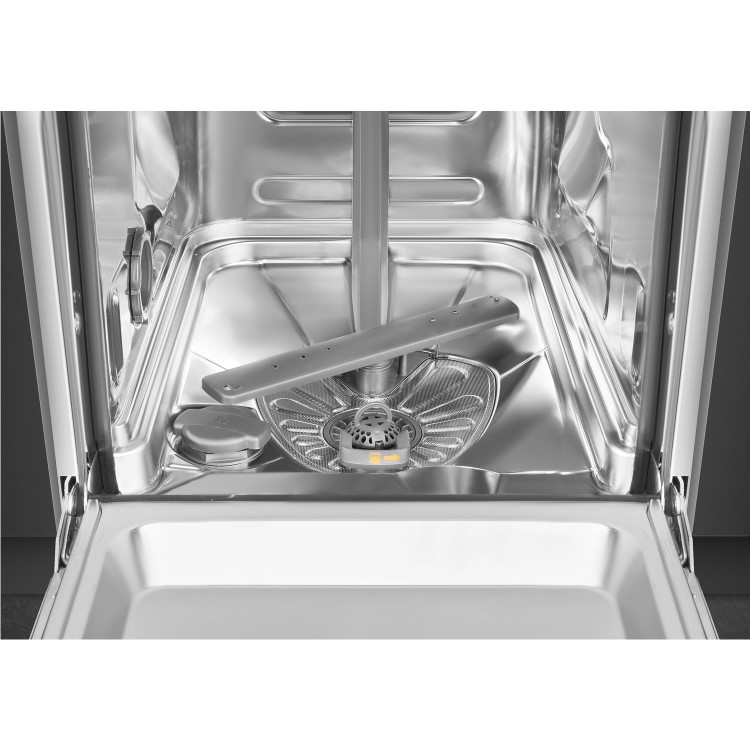 Smeg Universal Integrated Slimline Dishwasher - Black control panel