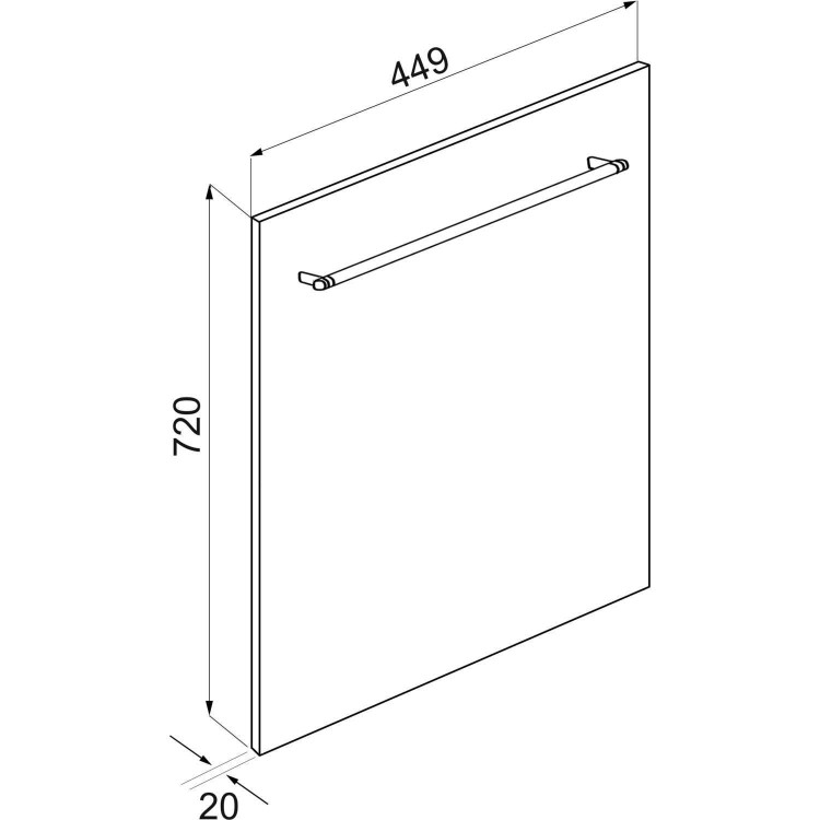 Smeg DI45CL 10 Place Fully Integrated Slimeline Dishwasher-Stainless Steel