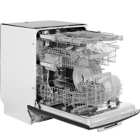 Smeg 50's Retro Style DI6FABBL 13 Place Semi Integrated Dishwasher - Black Door