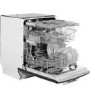 Smeg 50's Retro Style DI6FABBL 13 Place Semi Integrated Dishwasher - Black Door