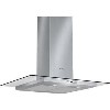 Bosch DIA098E50B Exxcel 90cm Brushed Steel Island Cooker Hood With Flat Glass Canopy
