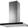 AEG 9000 Series 90cm Slimline Island Hood with Hob2Hood - Stainless Steel