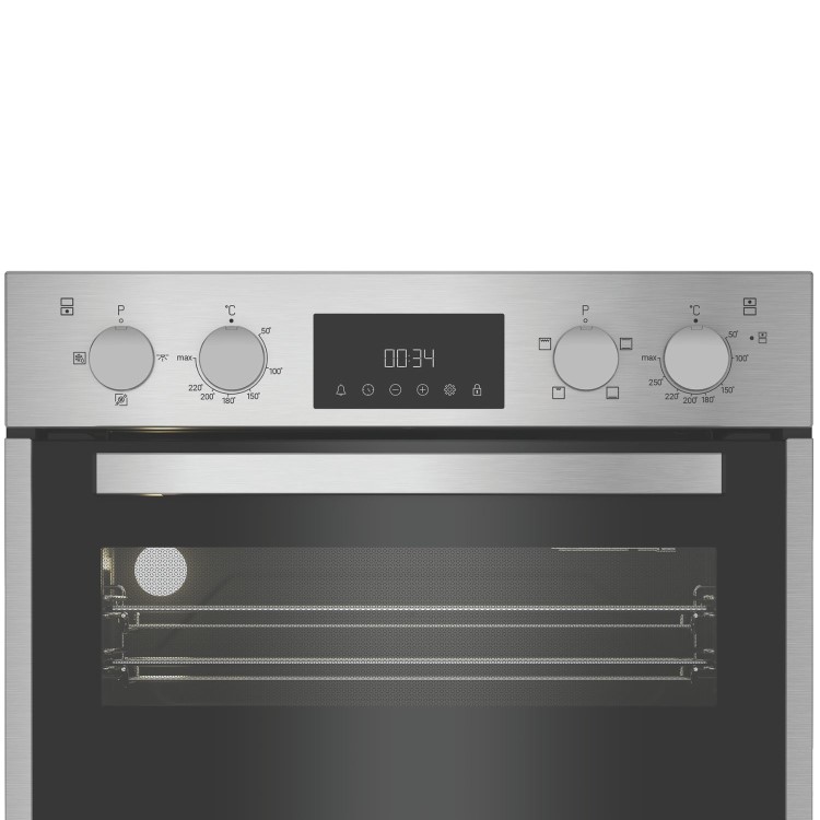 Hotpoint Built-In Electric Double Oven - Stainless Steel
