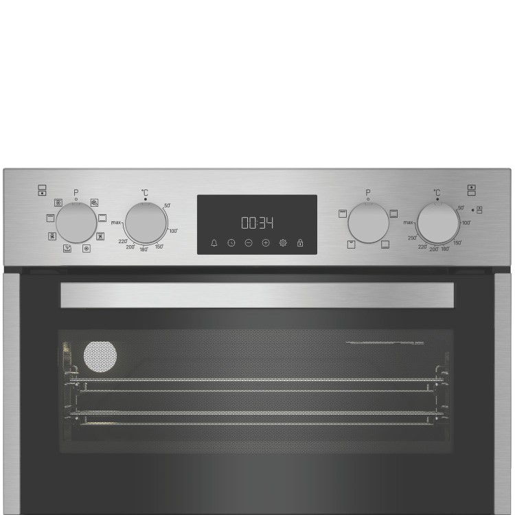 Refurbished Hotpoint DIH82DIX 60cm Double Built In Electric Oven