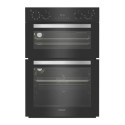 DIH82GB Hotpoint DIH82GB Built-In Electric Double Oven - Black   