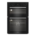 A2/DII10DB Refurbished Indesit DII10DB Electric Built In Double Oven - Black