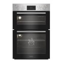 A1/DII10DIX Refurbished Indesit Electric Built In Double Oven - Stainless Steel