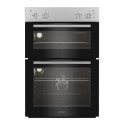 DII10NS Indesit DII10NS Electric Built In Double Oven - Silver  