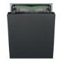 Smeg Integrated Dishwasher - Dry Assist+ C-Rated Black Control Panel