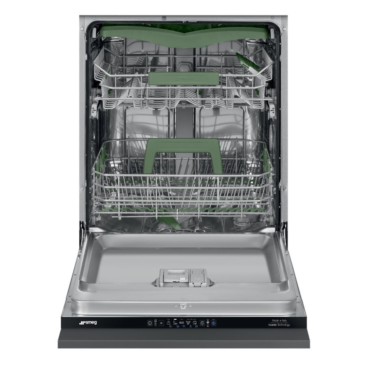 Smeg Integrated Dishwasher - Dry Assist+ C-Rated Black Control Panel