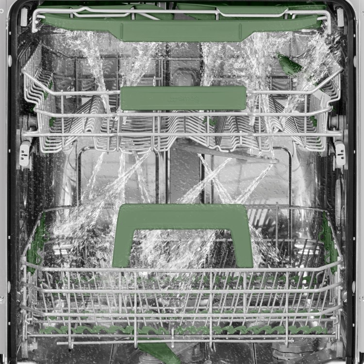 Smeg Integrated Dishwasher - Dry Assist+ C-Rated Black Control Panel