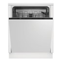 DIN15X20 Beko Integrated Dishwasher – Quick&Shine Black Control Panel