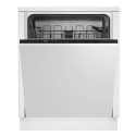 DIN15X20 Beko Integrated Dishwasher – Quick&Shine™ Black Control Panel
