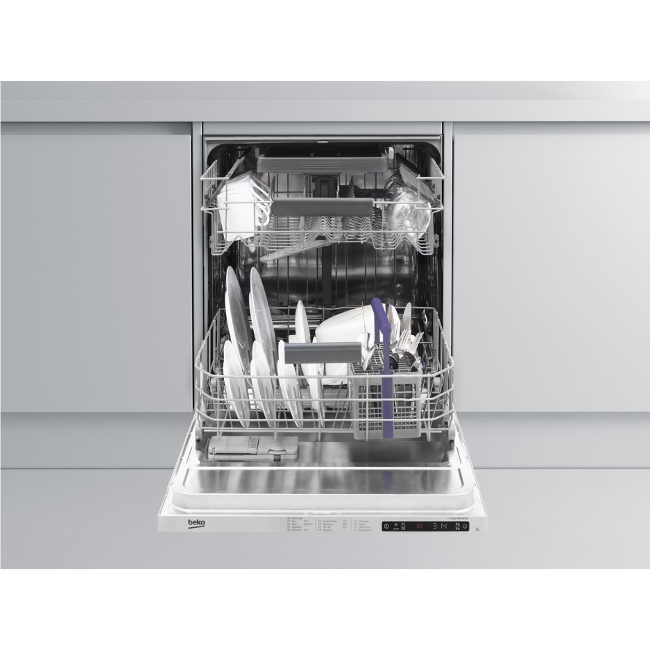 GRADE A1 BEKO DIN28320 EcoSmart 13 Place Fully Integrated Dishwasher