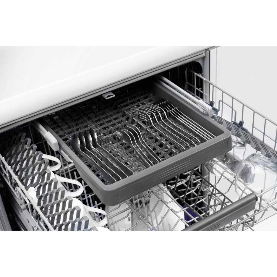 GRADE A1 BEKO DIN28320 EcoSmart 13 Place Fully Integrated Dishwasher