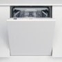 Indesit Fast&Clean Integrated Dishwasher - D-Rated, White control panel