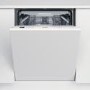 Indesit Fast&Clean Integrated Dishwasher - D-Rated, White control panel