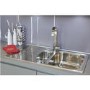GRADE A2 - Reginox DIPLOMAT1.5 1.5 Bowl Reversible Inset Stainless Steel Sink With Colander